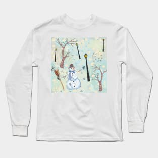 Snowman Long Sleeve T-Shirt